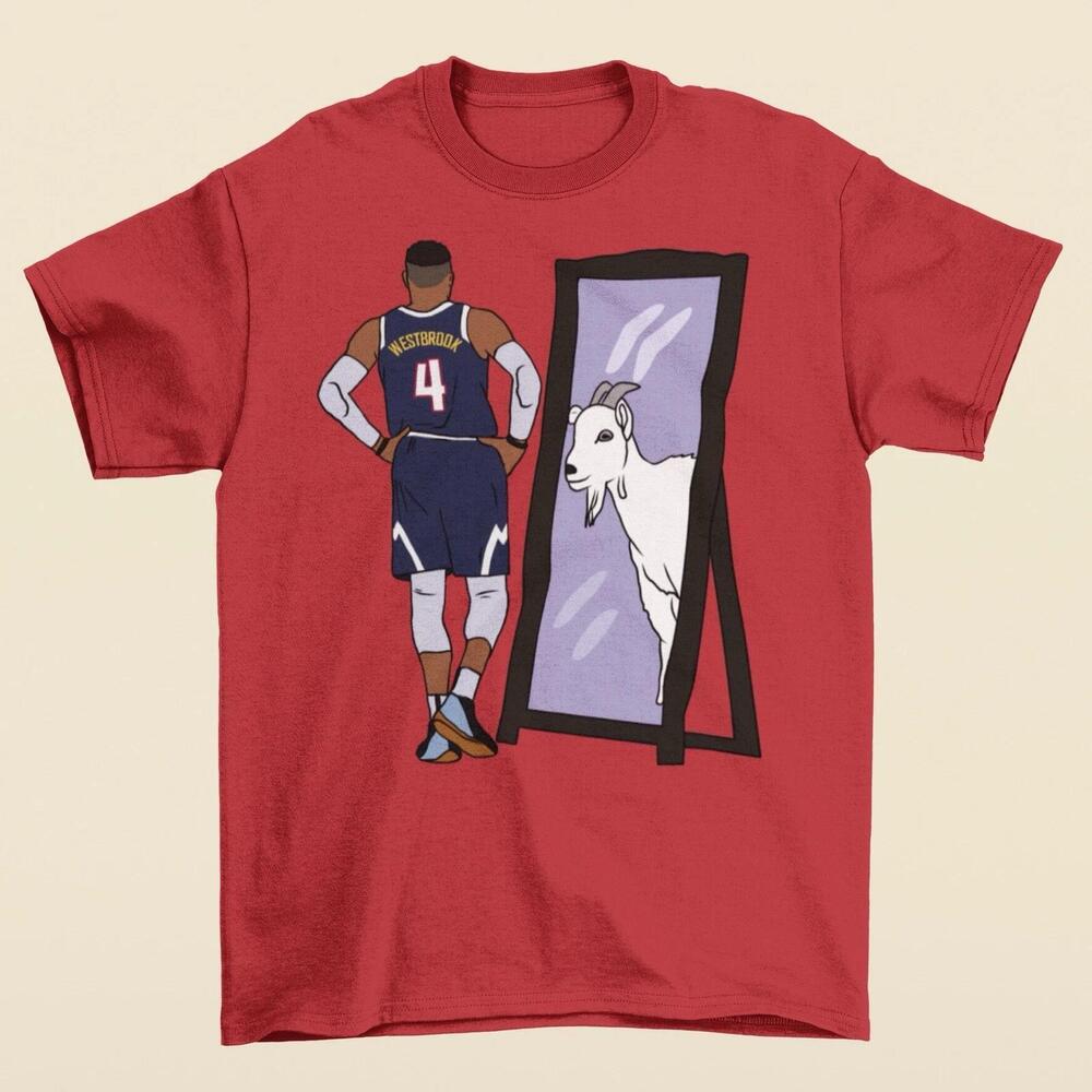 Russell Westbrook Mirror Goat Denver Basketball T-Shirt